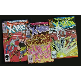 UNCANNY X-MEN #225-227 (LOT OF 3: FALL OF THE MUTANTS)